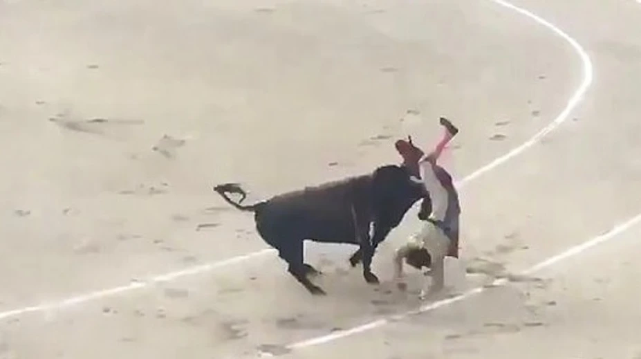VIDEO: Dychberúci útok býka na matadora. Muž lietal vzduchom ako handra