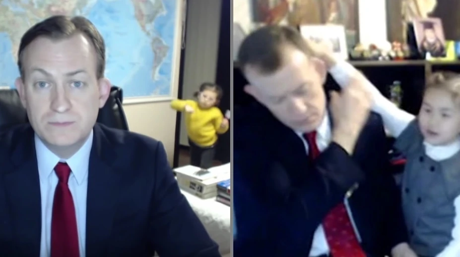 Legendárne video má pokračovanie. Neposedné deti experta BBC opäť v akcii
