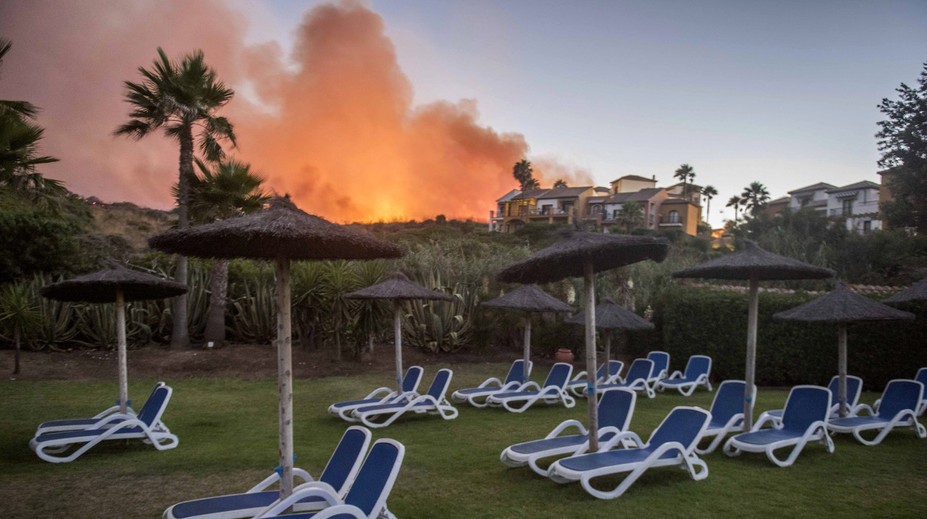 Letovisko Costa del Sol ohrozuje požiar. Začali evakuovať turistov
