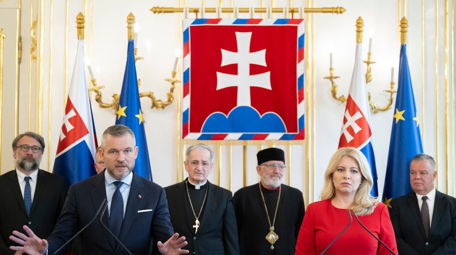 Do Prezidentského paláca prišli namiesto politických lídrov cirkevní hodnostári