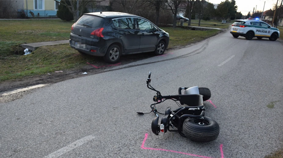 Opitý muž zrazil dievča (16) na kolobežke, skončilo v nemocnici