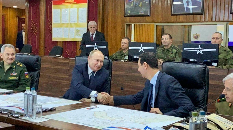 Putin sa v Sýrii stretol s Asadom