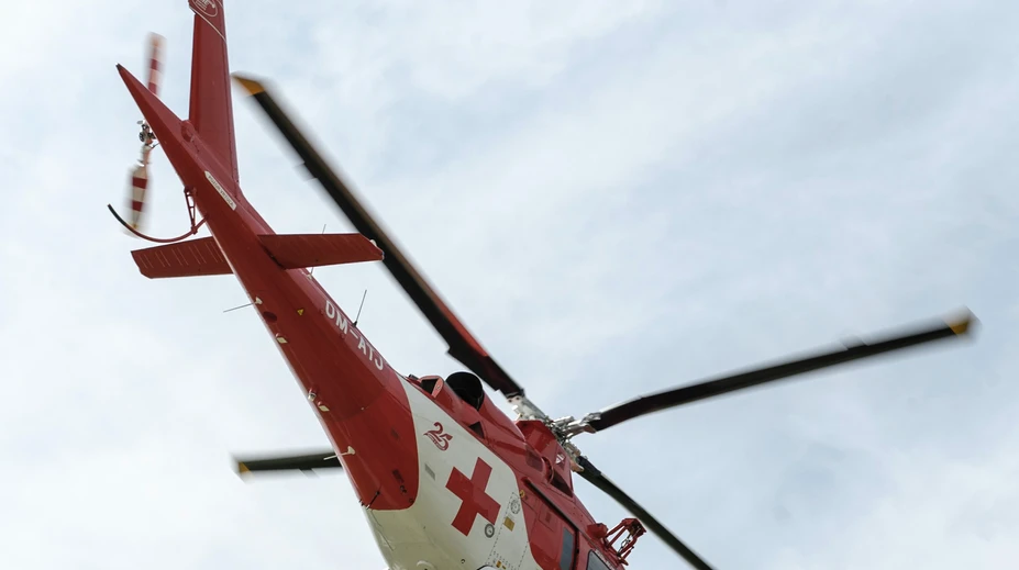 Zásah leteckých záchranárov pri Martine. Ratovali vážne zraneného paraglajdistu