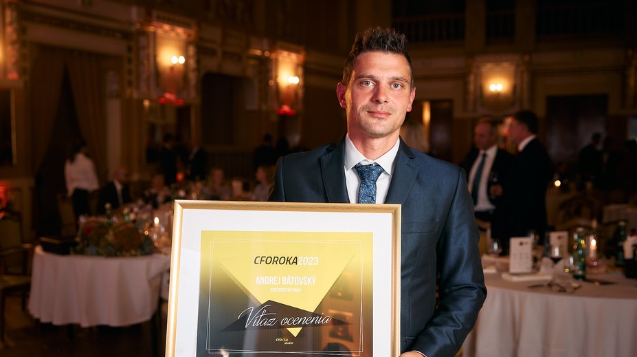 VIDEO: Najlepším finančným riaditeľom roka 2023 sa stal Andrej Bátovský zo spoločnosti GEVORKYAN