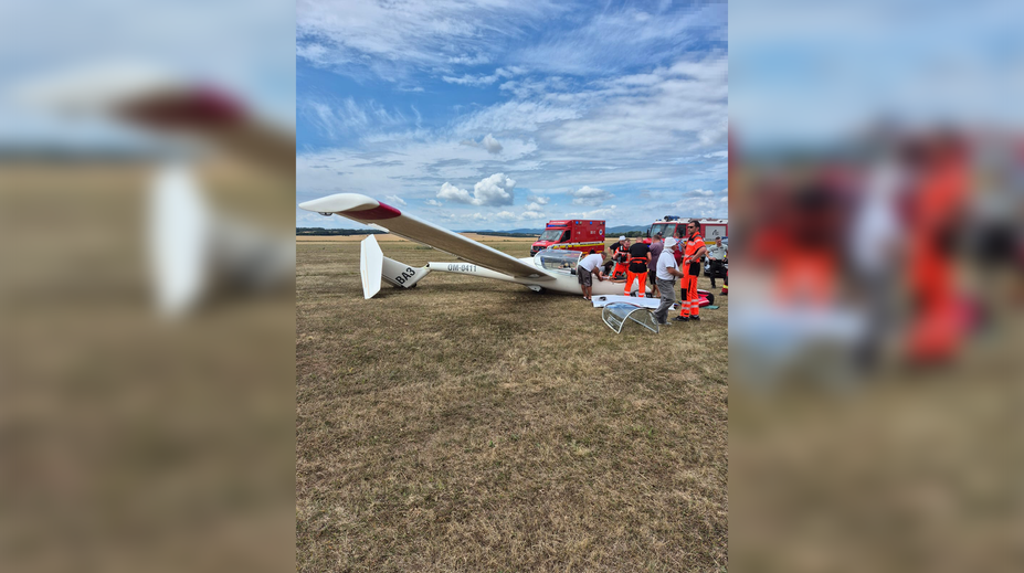 Neďaleko Trnavy padol vetroň pri pristávaní. Žiačka aj inštruktor sú zranení