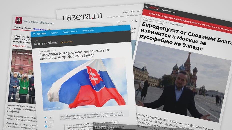 Návštevy európskych politikov v Rusku nie sú bežné. Miestne médiá si Blahu nevšímali, berú to ako jeho PR