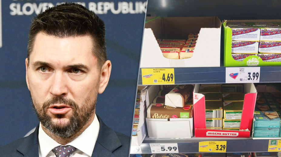 Výrok ministra Takáča o cene masla pobúril mnohých Slovákov. Maslo za dve eurá sa nikomu nepodarilo nájsť