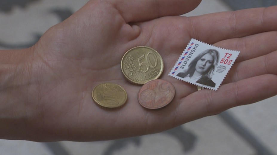 Známka s Čaputovou stúpa na cene. Po dvoch týždňoch je drahšia o 15 centov