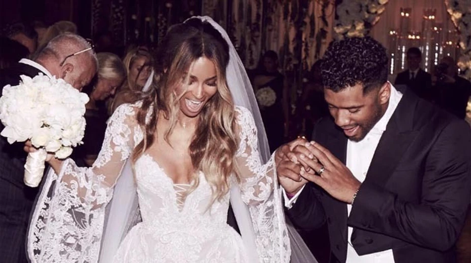 Prekrásna nevesta! Speváčka Ciara a futbalista Wilson sú svoji