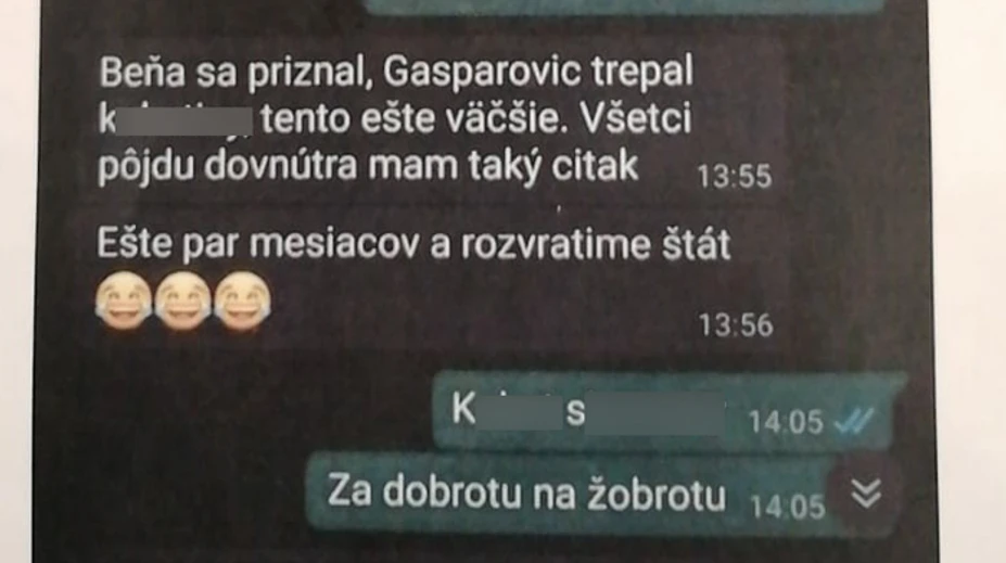 Správa policajta z NAKA: Ešte pár mesiacov a rozvrátime štát, píše kolegovi