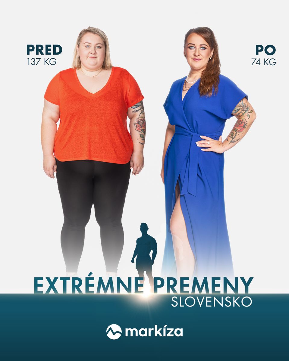 Barbora Záhorcová v šou Extrémne premeny