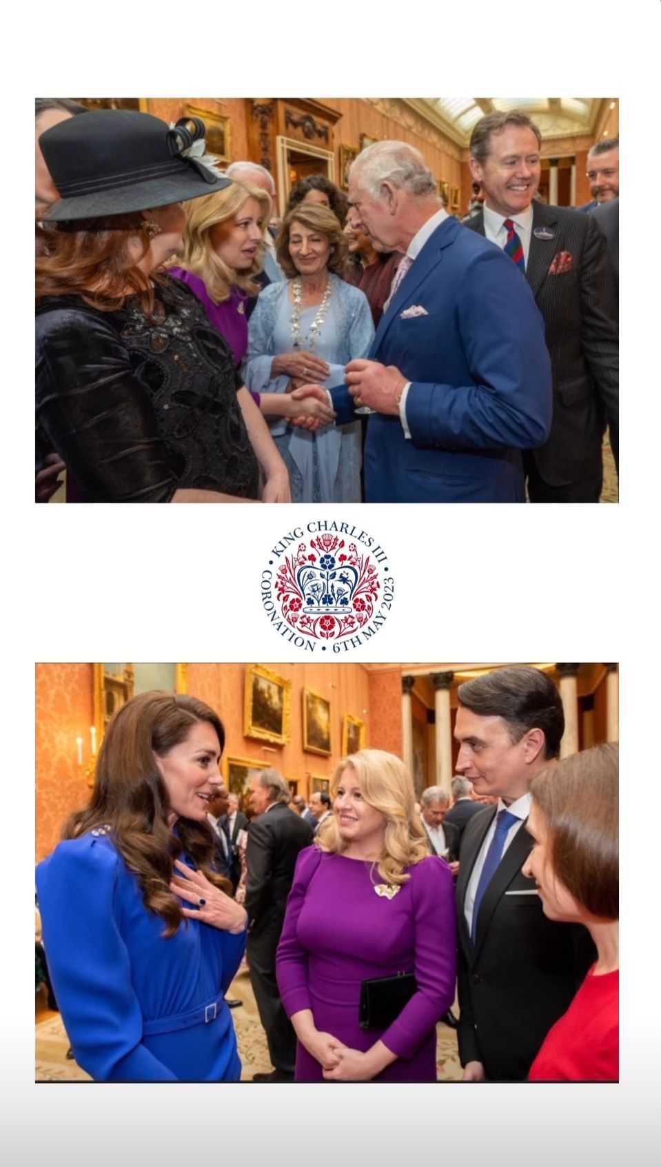 Zuzana Čaputová sa stretla s Karolom III. aj Kate