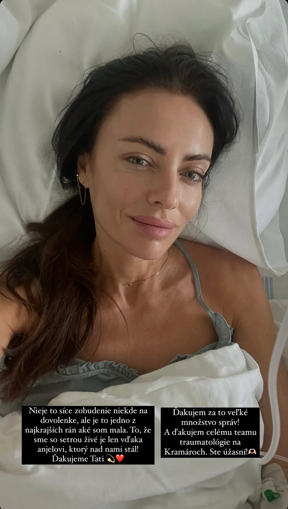 Magda Šebestová sa ozvala po nehode