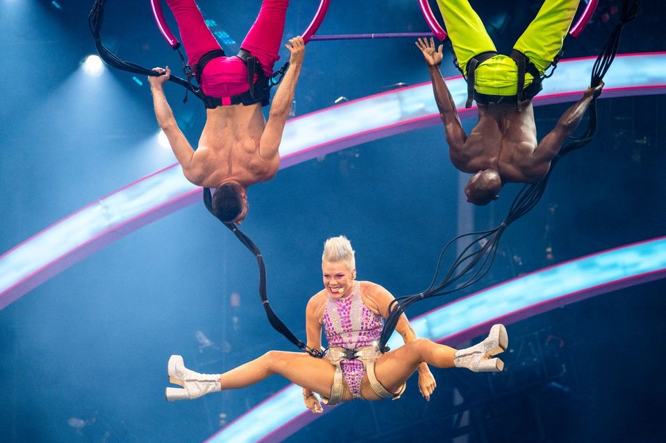 Pink v rámci Summer Carnivalu 2023 v Berlíne