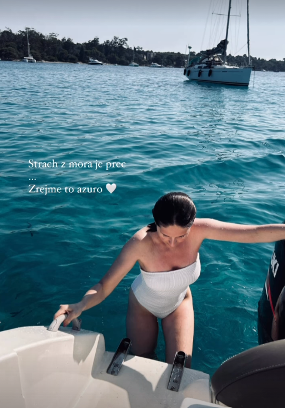 Alžbeta Bartošová na dovolenke vo Francúzsku.