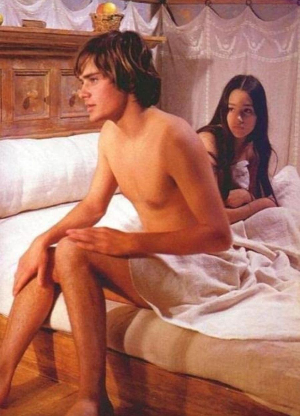 Leonard Whiting a Olivia Hussey vo filme Rómeo a Júlia
