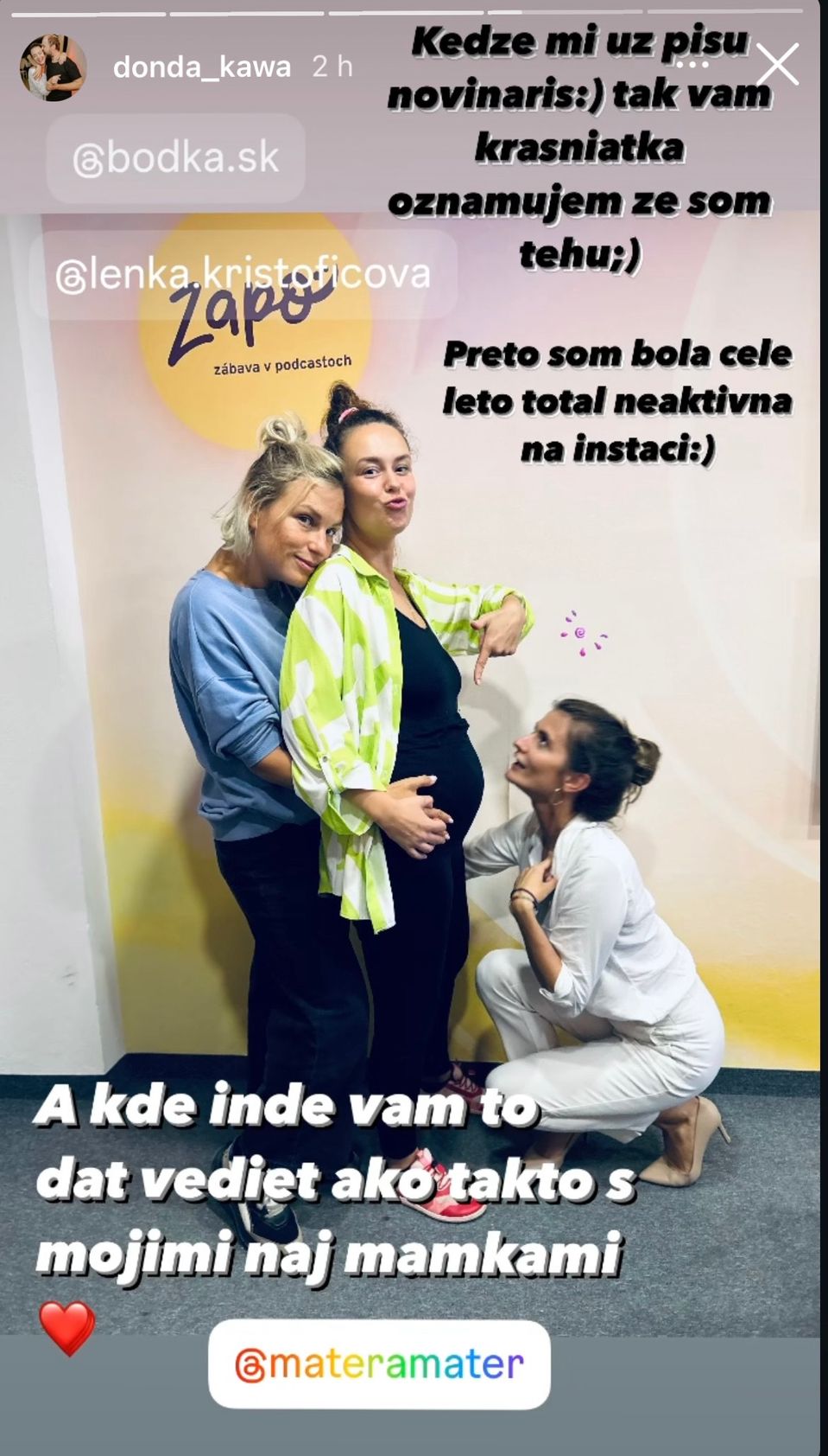 Dominika Kavaschová je tehotná