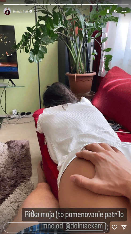 Horúci záber Marcely a Tomáša