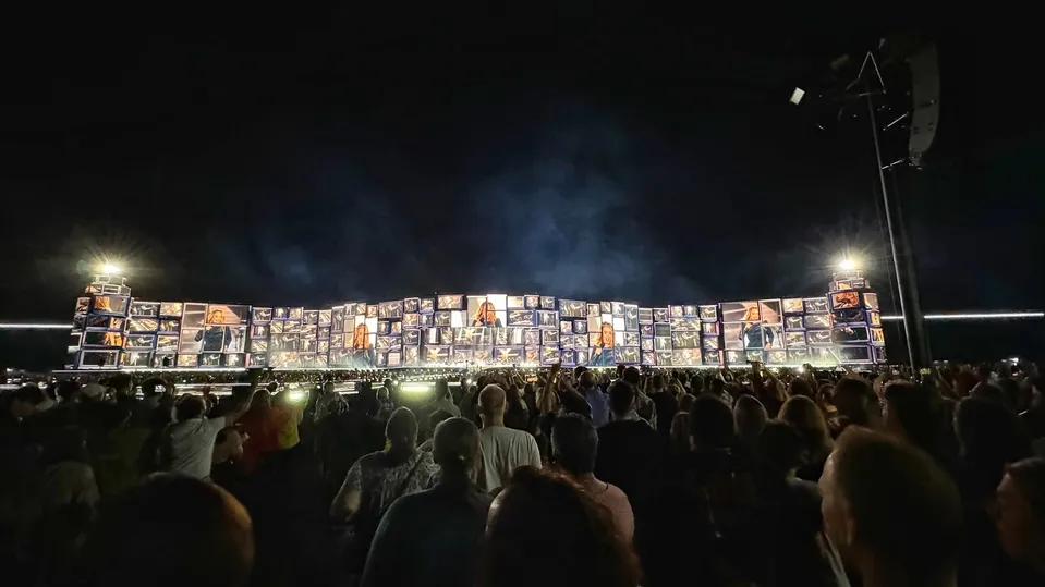 Najväčšia outdoorová LED obrazovka na koncerte Adele v Mníchove