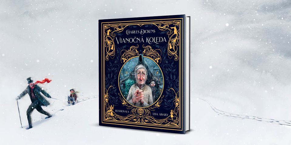 Vianočná koleda od Charlesa Dickensa obohatená o ilustrácie nórskej umelkyne Lisy Aisato