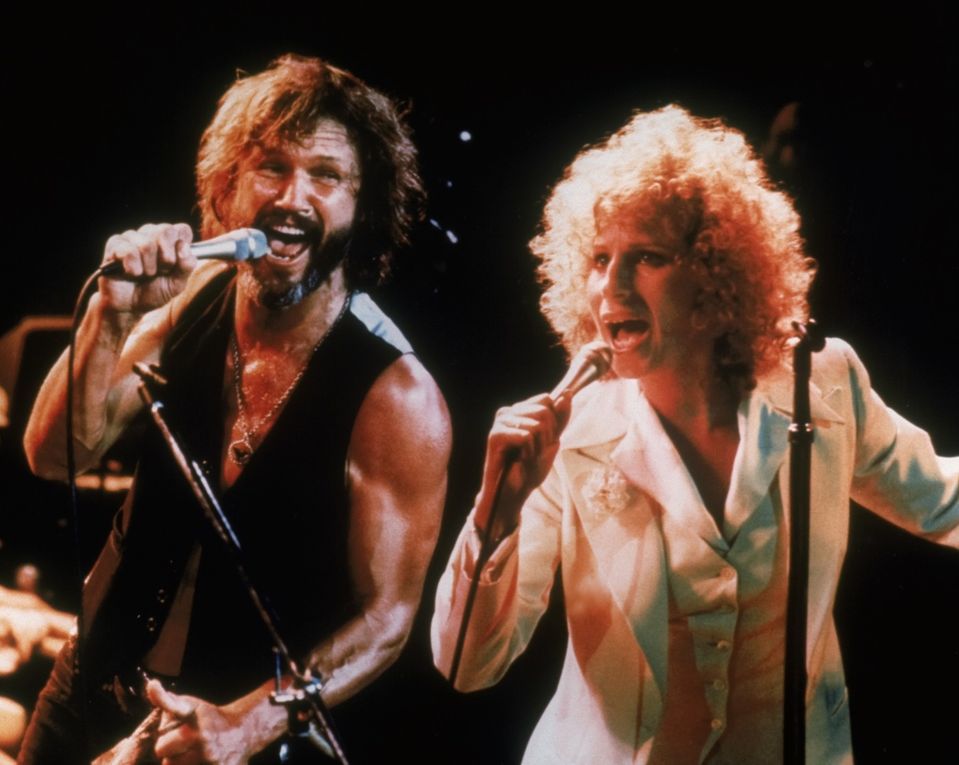 Kris Kristofferson a Barbra Streisand vo filme Zrodila sa hviezda