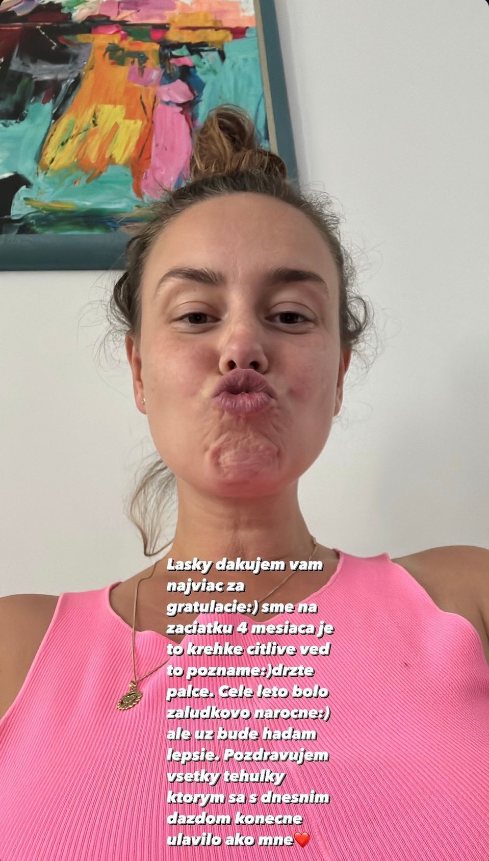 Dominika Kavaschová je tehotná