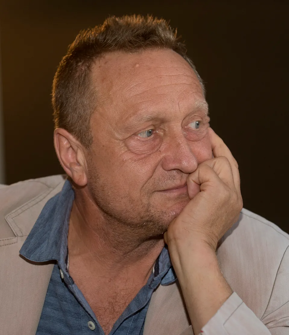 Na snímke herec a režisér divadelnej hry Najstaršie remeslo Ľubomír Paulovič počas tlačovej konferencie 17. septembra 2014 v Bratislave.