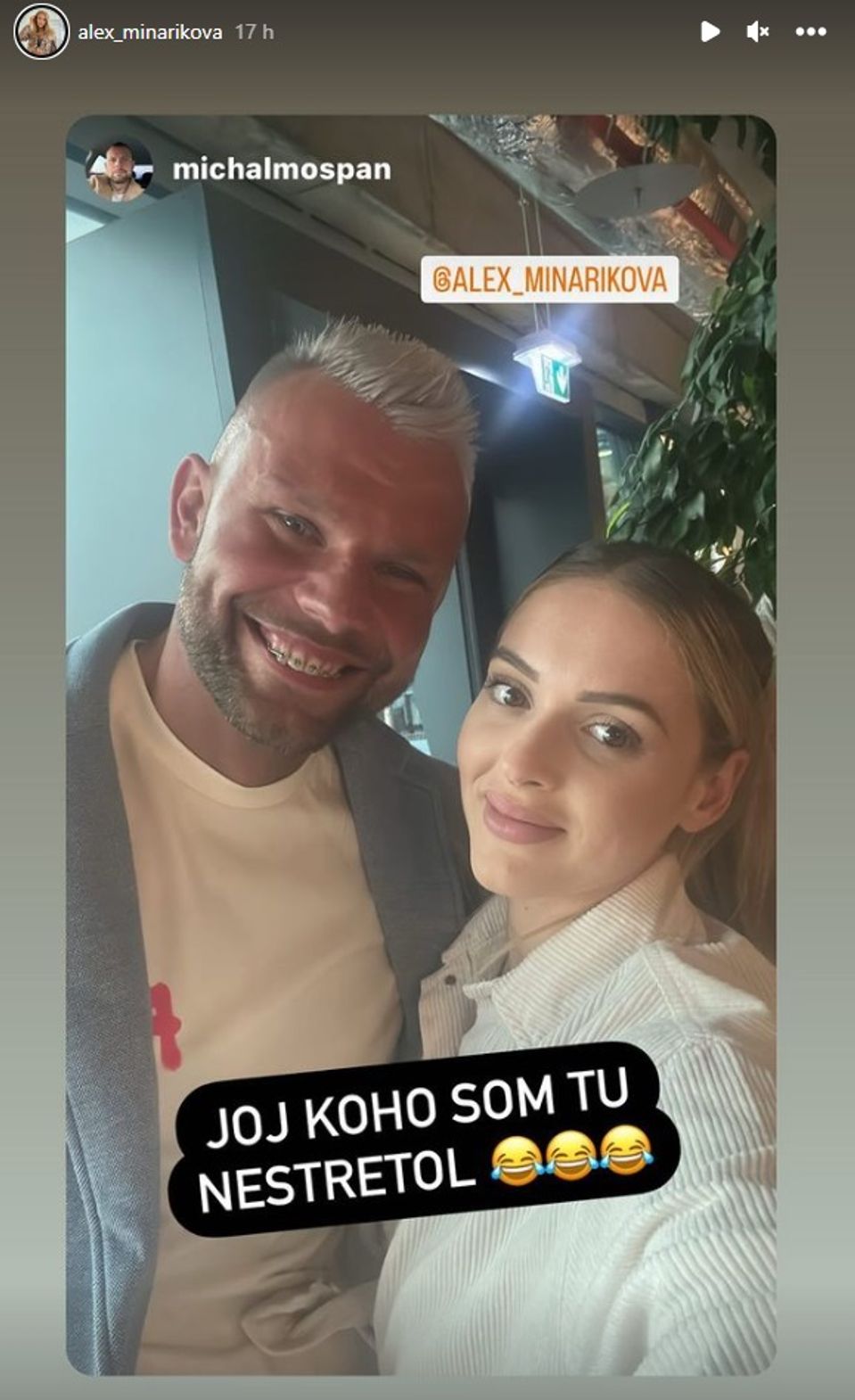 Michal Mošpan a Alex Mináriková