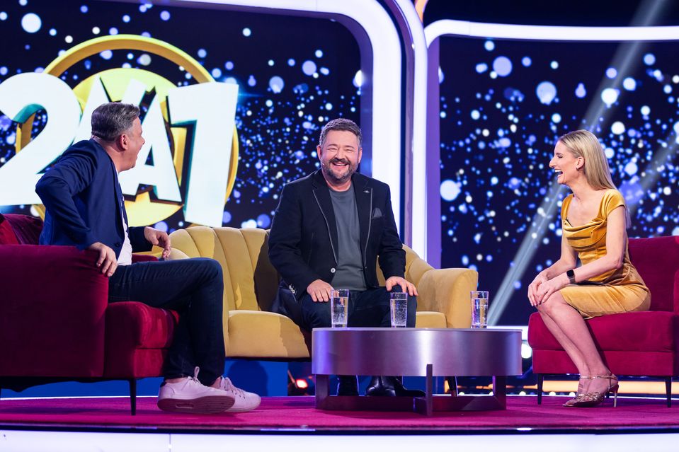 Dano Dangl, Michal Hudák a Adela Vinczeová v šou 2 na 1
