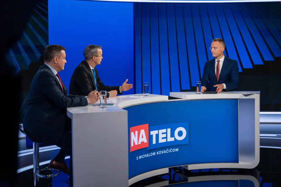 Daniel Lipšic, Peter Šamko a Michal Kovačič v relácii Na telo