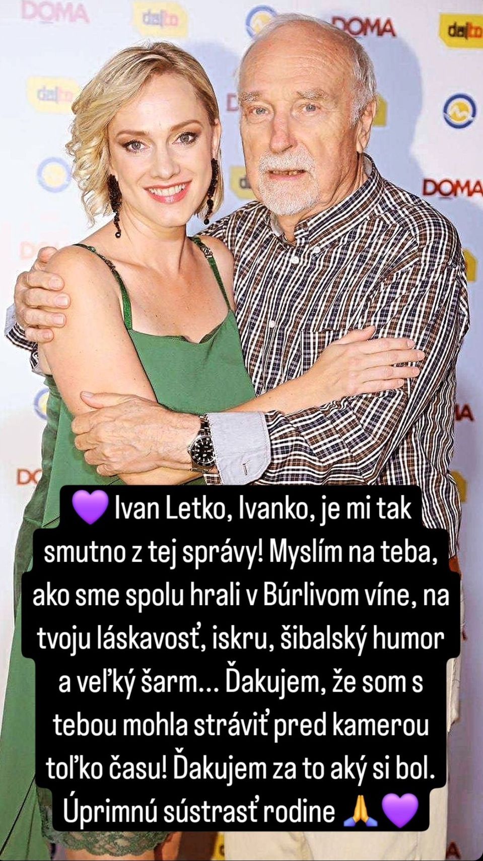 Monika Hilmerová si zaspomínala na Ivana Letka