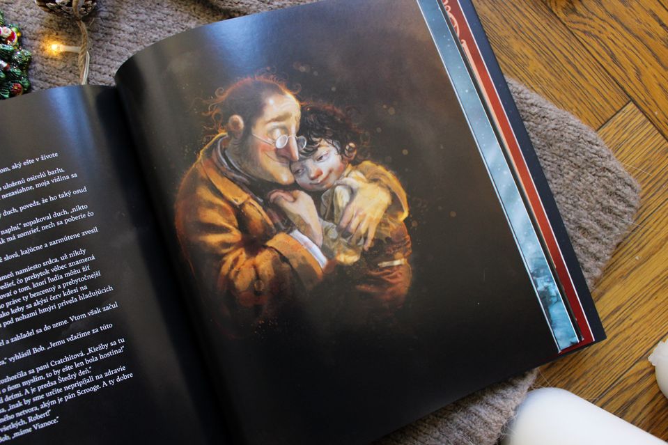 Vianočná koleda od Charlesa Dickensa obohatená o ilustrácie nórskej umelkyne Lisy Aisato