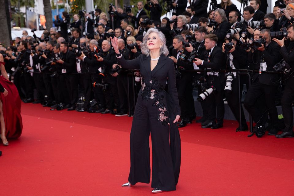 Jane Fonda na festivale v Cannes