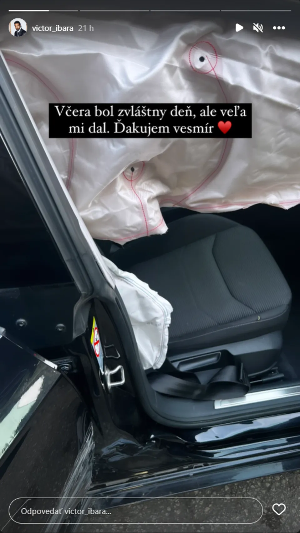 Victor Ibara mal autonehodu