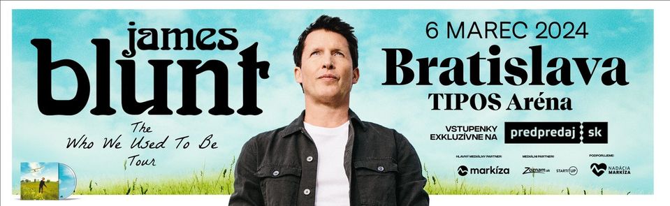 James Blunt vystúpi v Bratislave 6. marca 2024