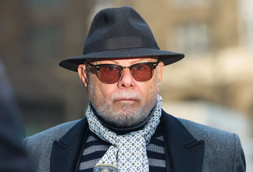 Gary Glitter na súde v januári 2015