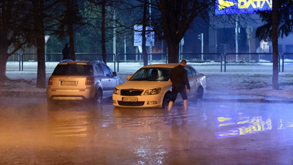 Zaplavená Nitra.