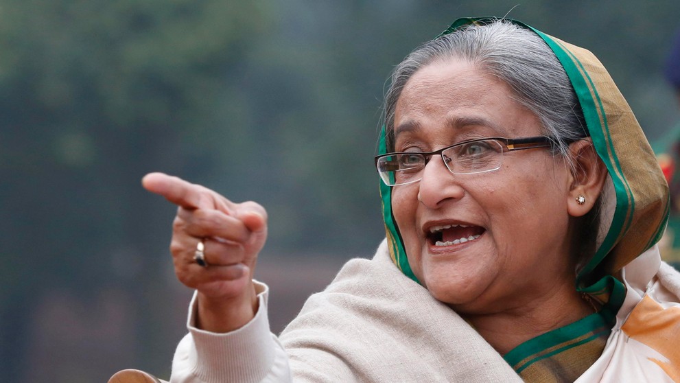 Bangladéšska premiérka Hasína Vadžídová .