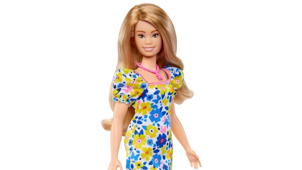 bábika Barbie s Downovým syndrómom.
