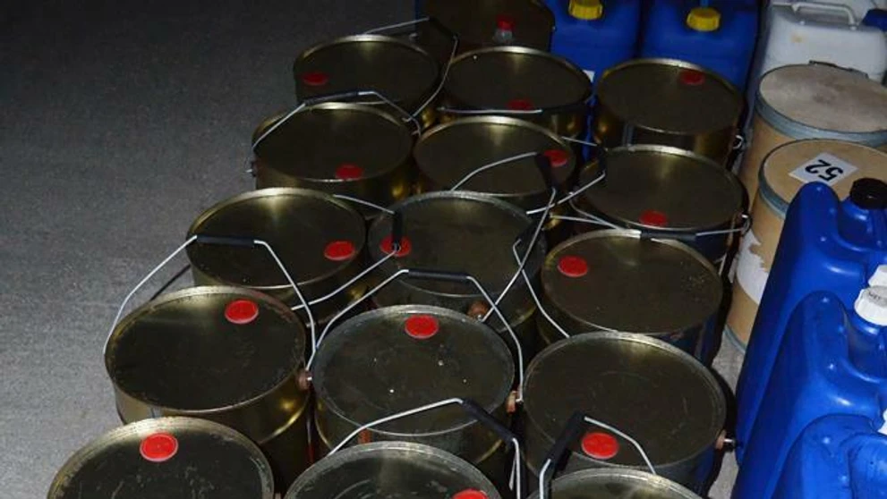Chemické laboratórium na výrobu drog