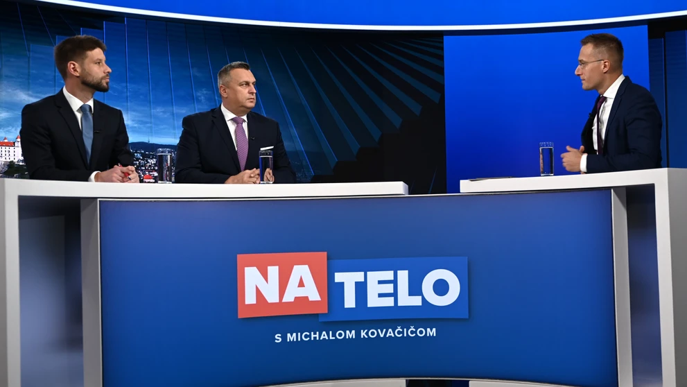 Hosťami relácie Na telo boli Michal Šimečka a Andrej Danko