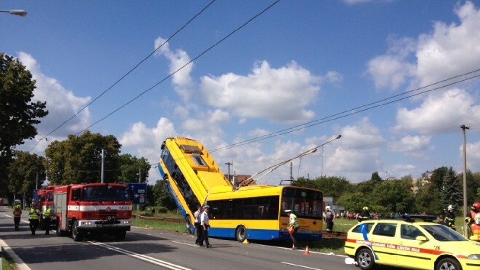 Ďalší záber z miesta nehody