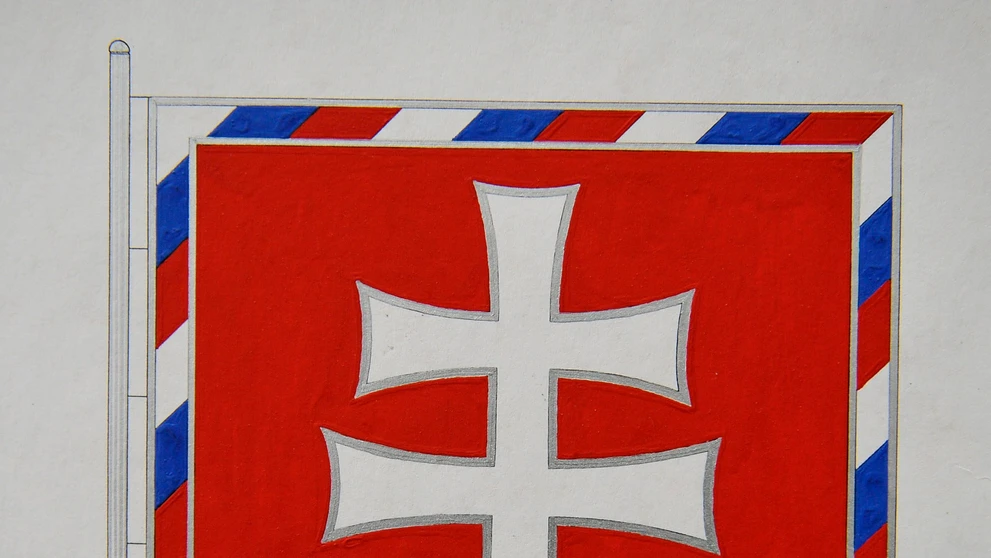 Prezidentská štandarda.