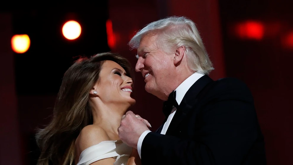 Donald Trump s manželkou Melaniou.