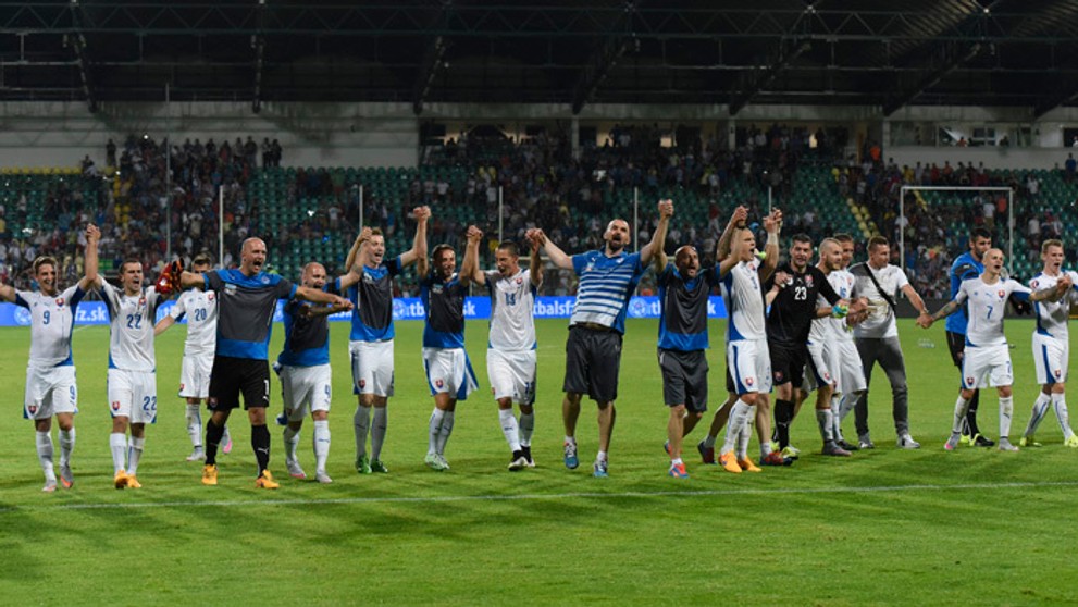 Ďakovačka fanúšikom po výhra Kozákovcov nad Macedónskom v kvalifikácii ME 2016.