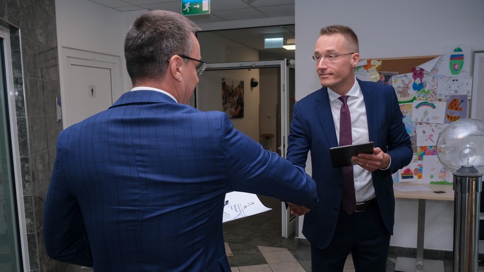 Erik Tomáš pred nakrúcaním.