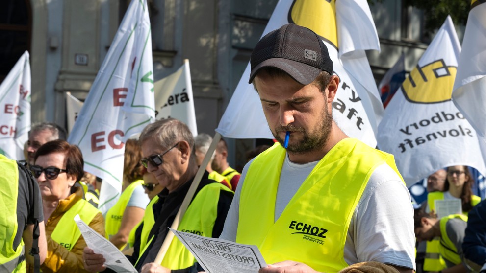 Protest Proti chudobe v Bratislave