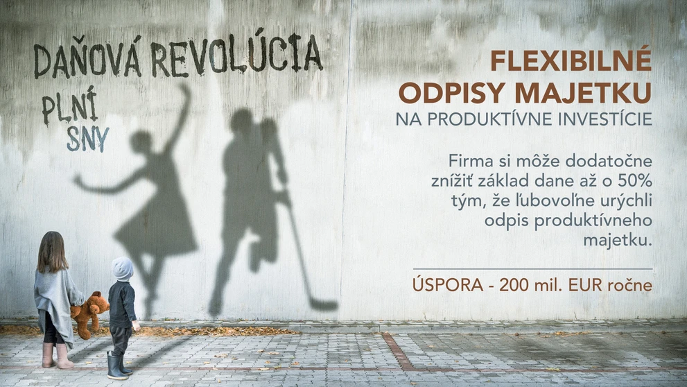 Flexibilné odpisovanie majetku.