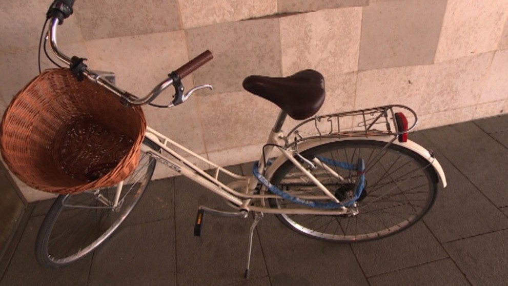 Bicykel podpredseníčky Lucie Nicholsonovej.