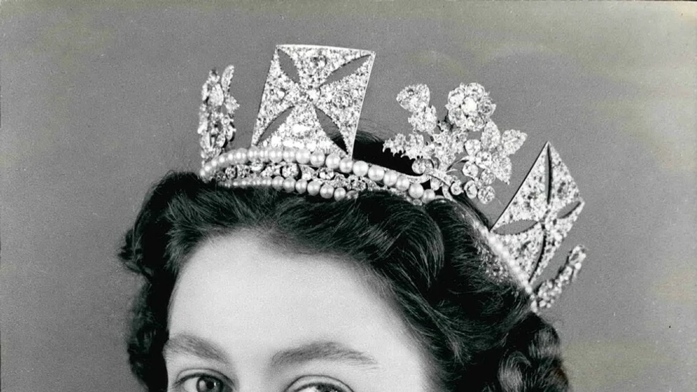 Kráľovná Alžbeta II. v roku 1957